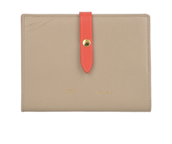 Celine Passport Cover, Leather, Beige/Red, MII, 2*